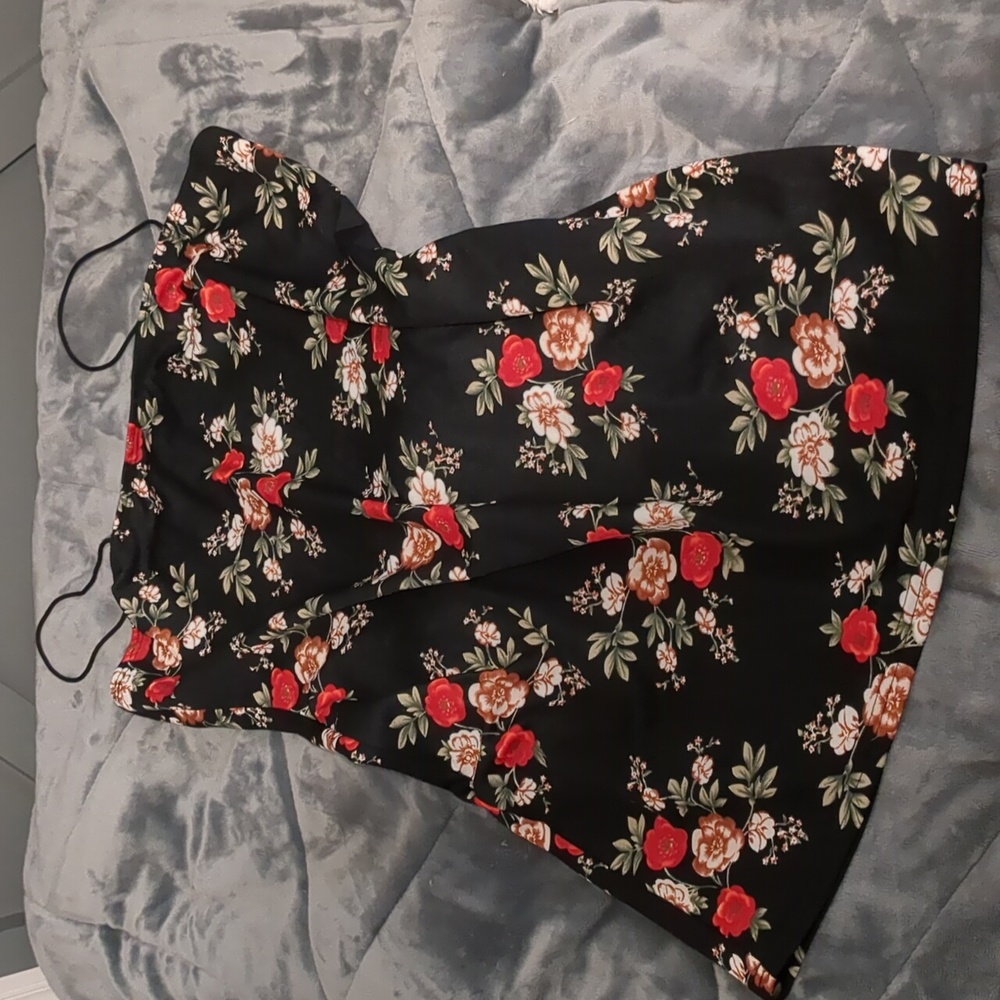 Strappy floral Pattern dress